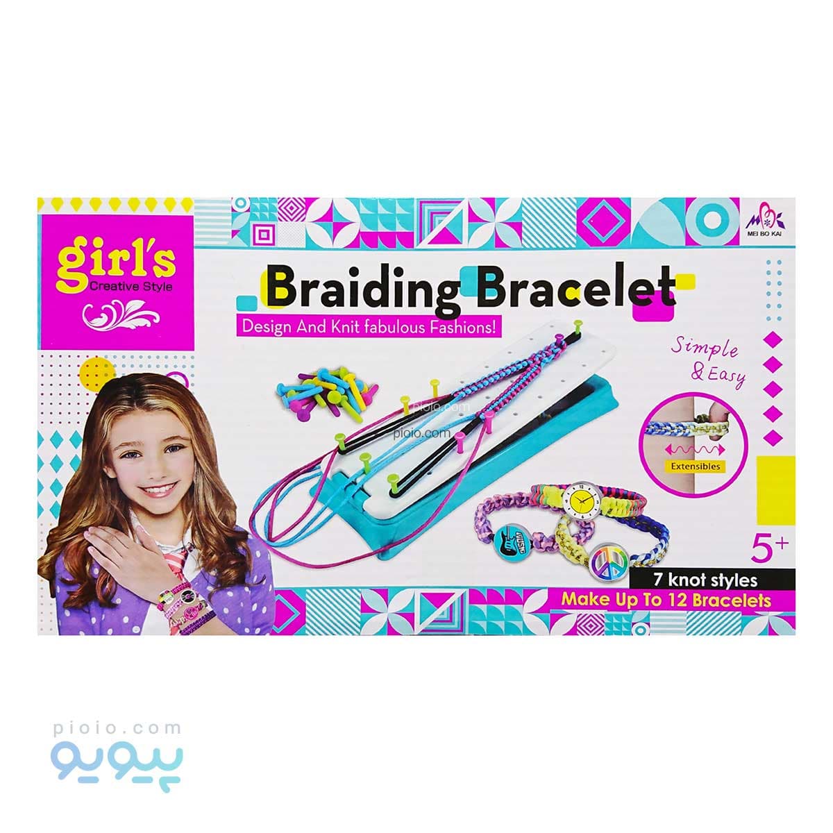اسباب بازی ساخت دستبند Braiding Bracelet — تصویر ۳