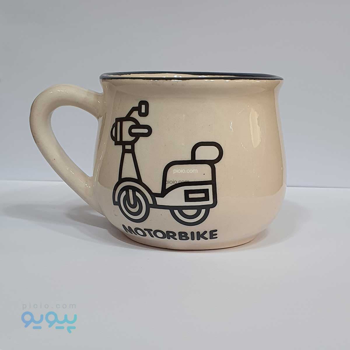 ماگ سرامیکی طرح موتور و دوچرخه — تصویر ۷