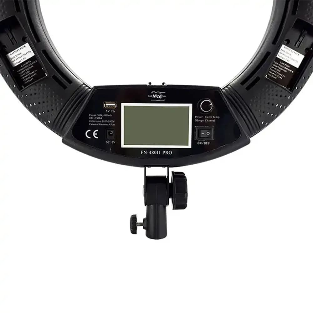 رینگ لایت نایس فوتو NiceFoto FN-480 II Pro — تصویر ۴