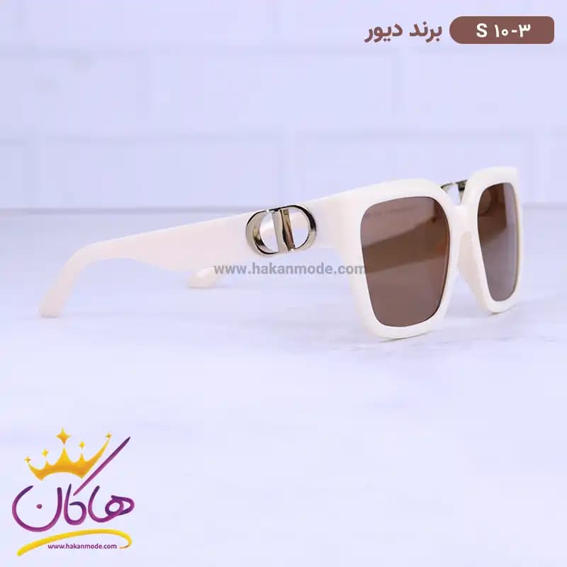 عینک آفتابی دیور زنانه استیت سفید S10/3 — تصویر ۴
