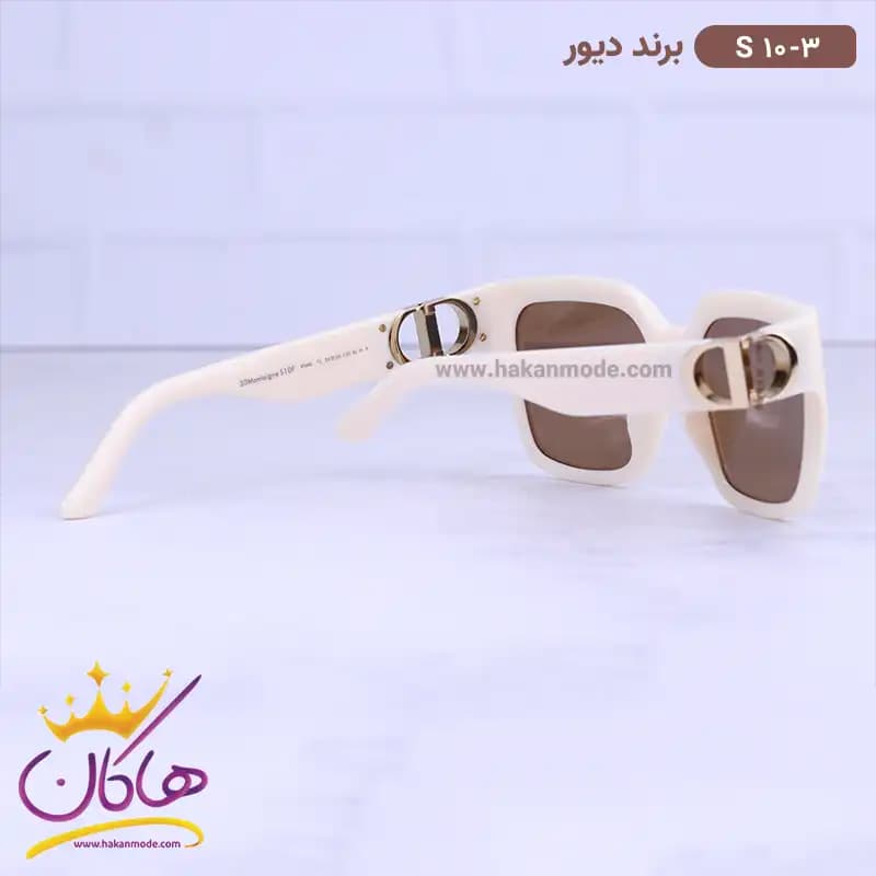 عینک آفتابی دیور زنانه استیت سفید S10/3 — تصویر ۳