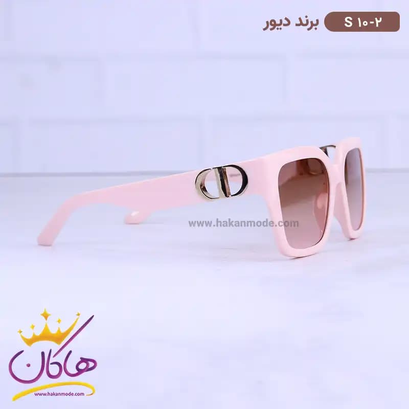 عینک آفتابی دیور زنانه استیت صورتی S10/2 — تصویر ۴
