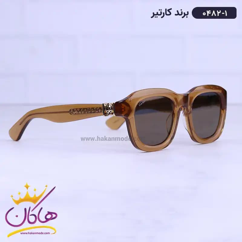عینک آفتابی کارتیر زنانه استیت قهوه ای 0482/2 — تصویر ۴