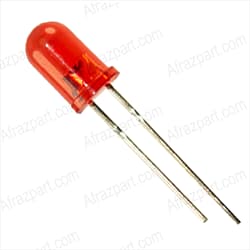 LED قرمز شفاف قطر 5MM