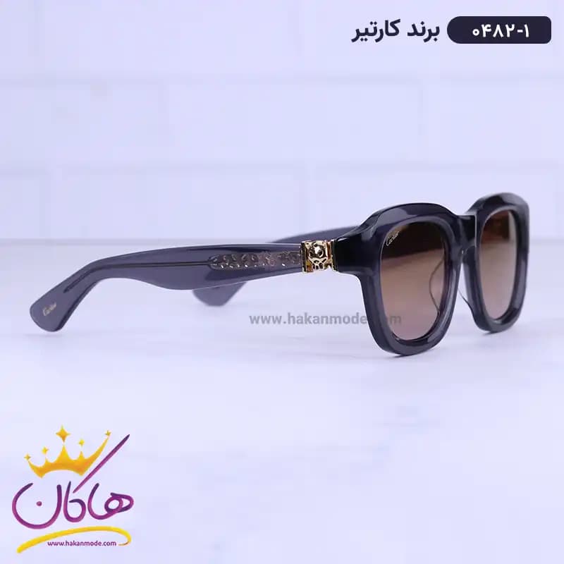 عینک آفتابی کارتیر زنانه استیت خاکستری 0482/1 — تصویر ۴