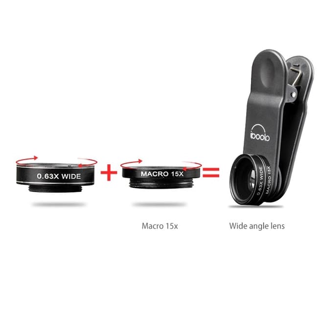 کیت لنز موبایل IBOOLO 8-in-1َ — تصویر ۷