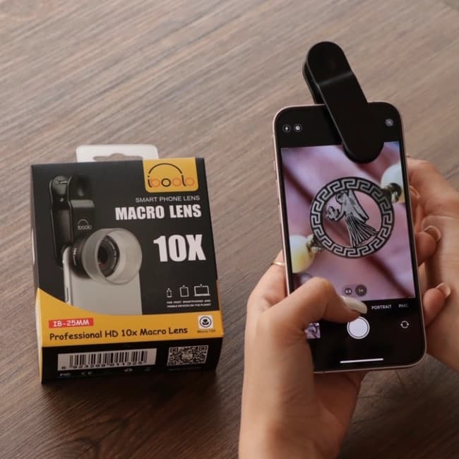 لنز موبایل ماکرو IBOOLO Macro 10X — تصویر ۶