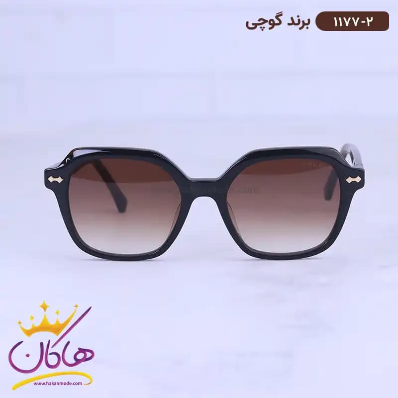 عینک آفتابی گوچی زنانه استیت قهوه ای 1177/2