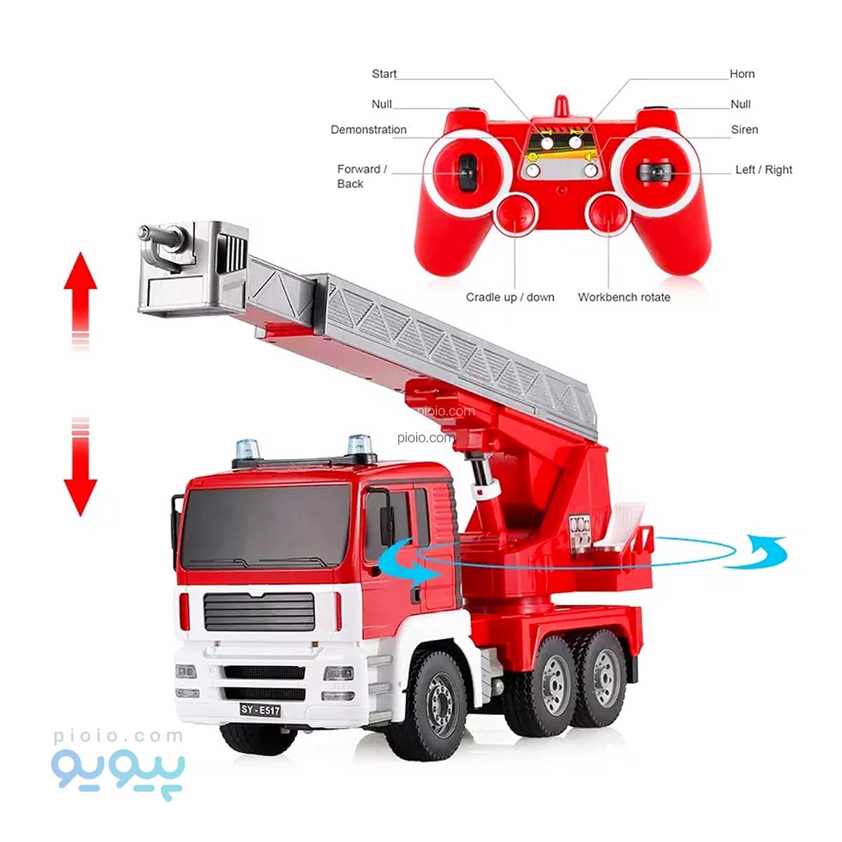 ماشین کنترلی اتش نشانی آیتم E517-003 عمده و کارتنی — تصویر ۳