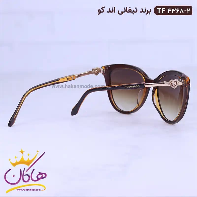 عینک آفتابی تیفانی زنانه قهوه ای TF4368/2 — تصویر ۴