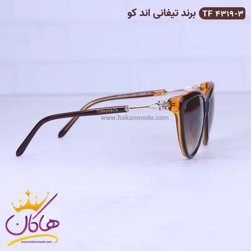 عینک آفتابی تیفانی زنانه قهوه ای TF4319/3 — تصویر ۴