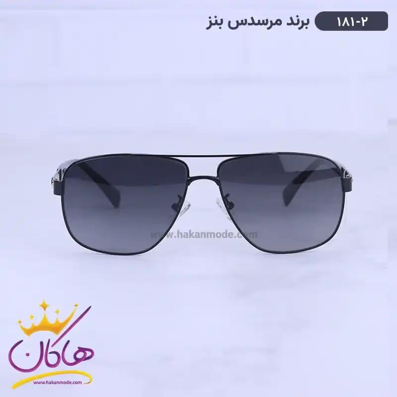 عینک آفتابی مرسدس بنز مردانه فلزی پلاریزه 181/2