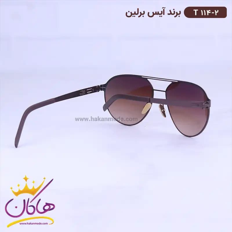 عینک آفتابی آیس برلین مردانه خلبانی t114/2 — تصویر ۳