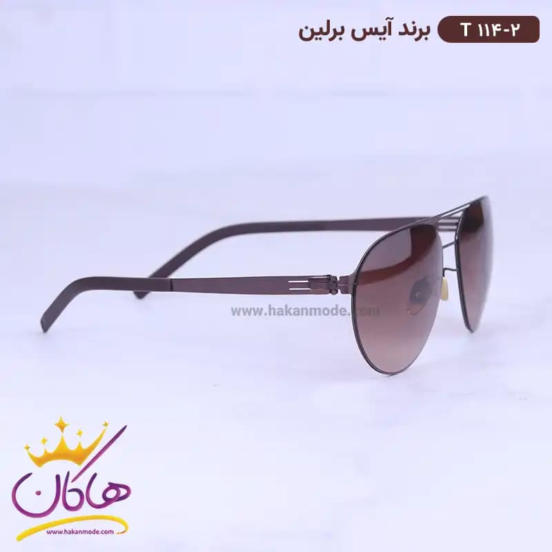 عینک آفتابی آیس برلین مردانه خلبانی t114/2 — تصویر ۴
