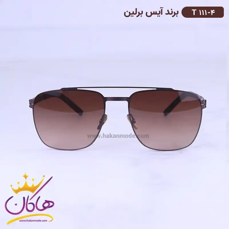 عینک آفتابی آیس برلین مردانه قهوه ای t111/4
