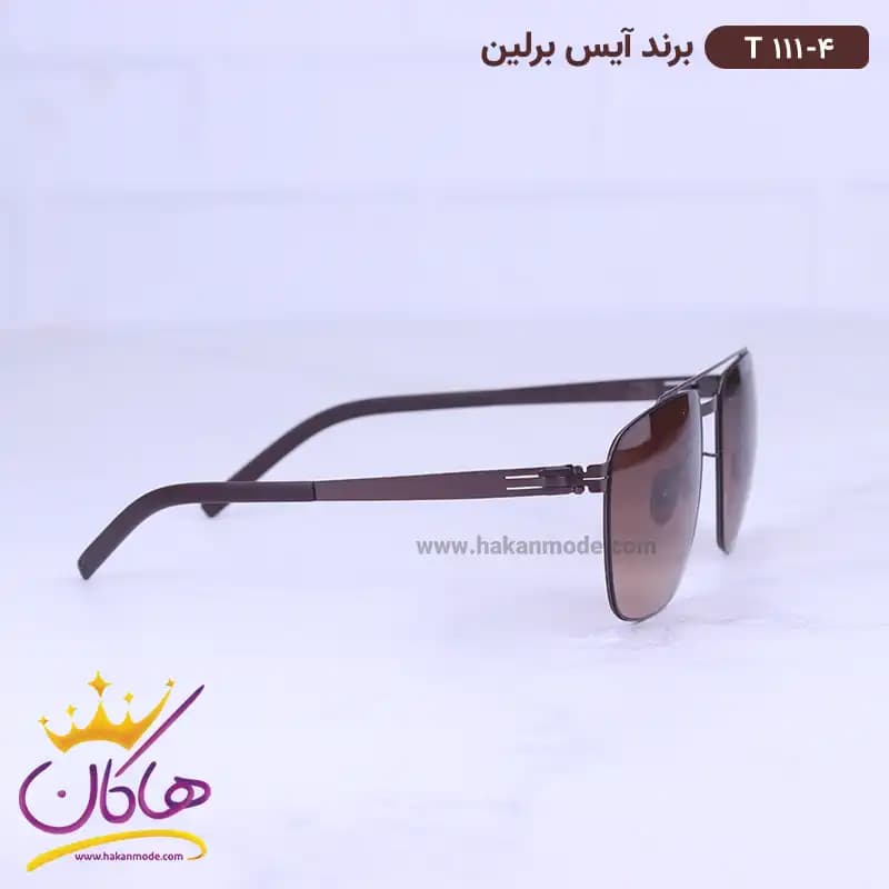 عینک آفتابی آیس برلین مردانه قهوه ای t111/4 — تصویر ۳