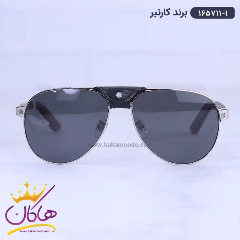 عینک آفتابی مردانه کارتیر دسته چوبی 165711/1