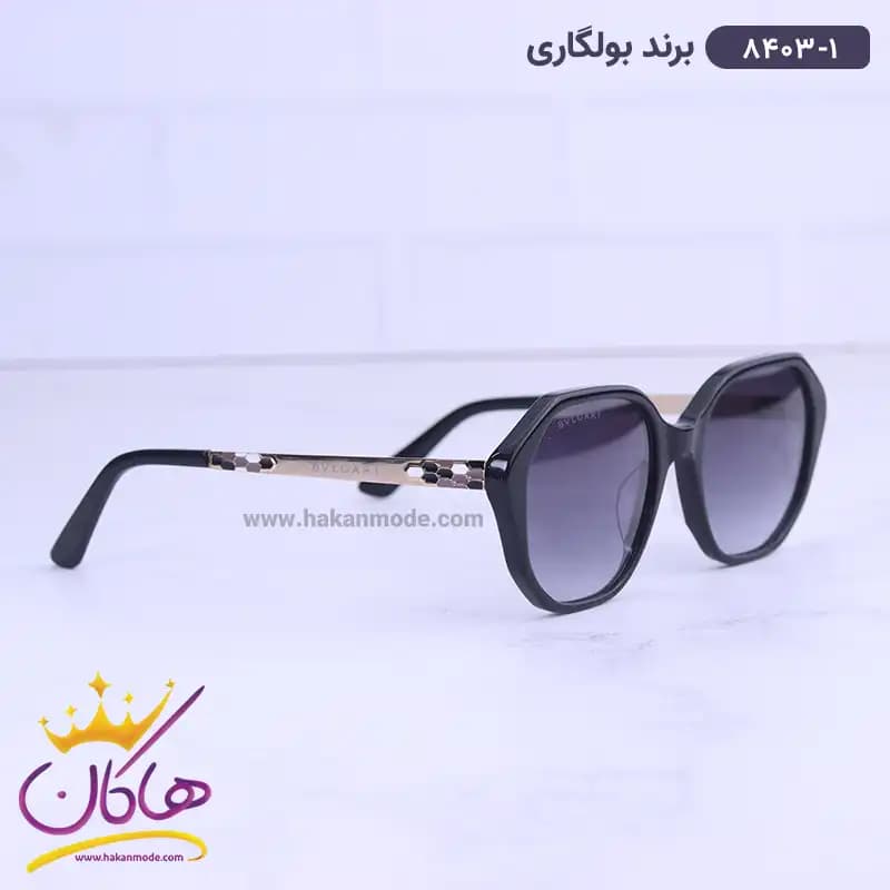عینک آفتابی بولگاری زنانه مشکی 8403/1 — تصویر ۳