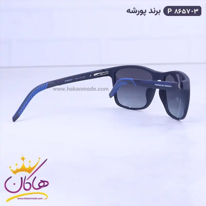 عینک آفتابی پورشه مردانه دودی P8657/3 — تصویر ۴