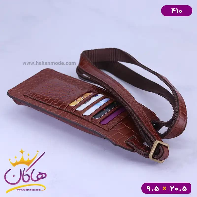 کیف جا موبایل دوشی چرم چرمسال پوست ماری 410 — تصویر ۳