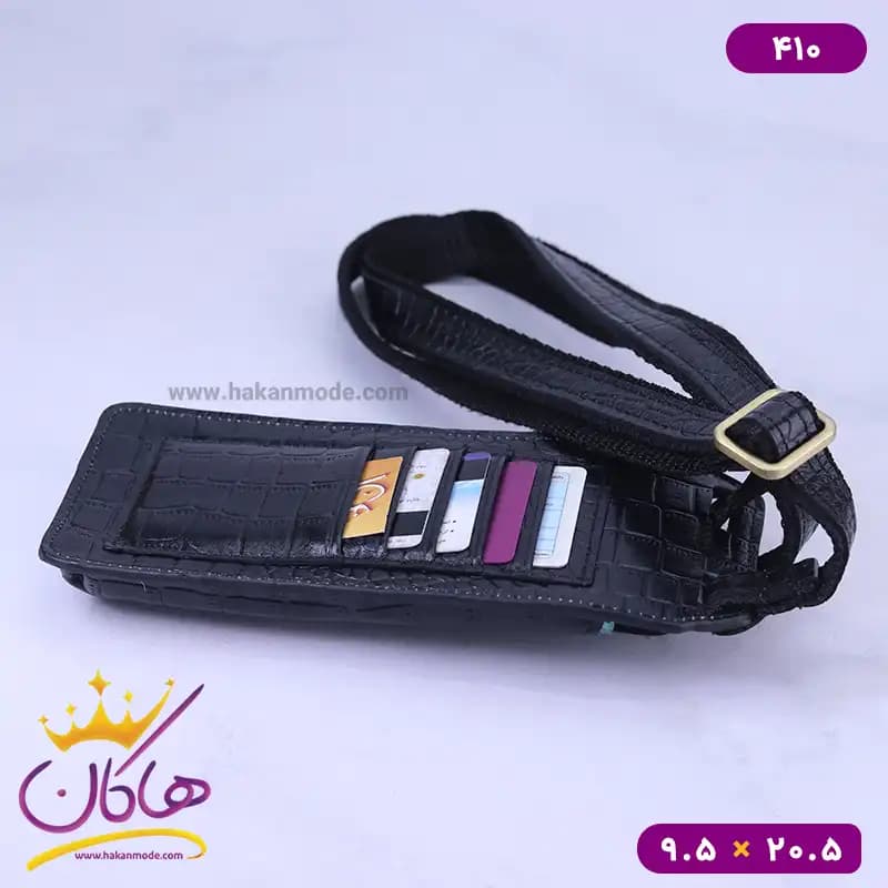 کیف جا موبایل دوشی چرم چرمسال پوست ماری 410 — تصویر ۶