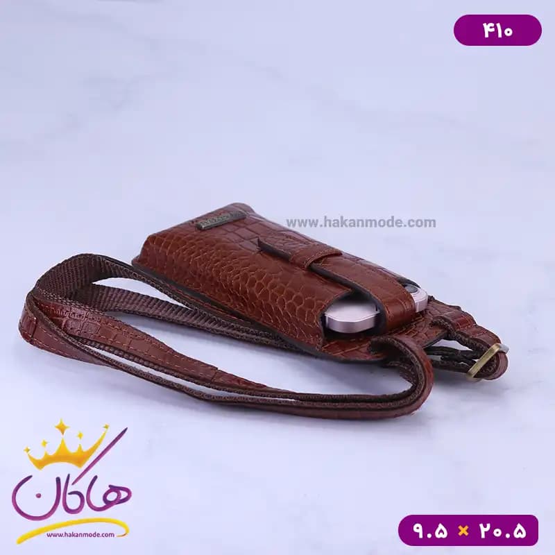 کیف جا موبایل دوشی چرم چرمسال پوست ماری 410 — تصویر ۴