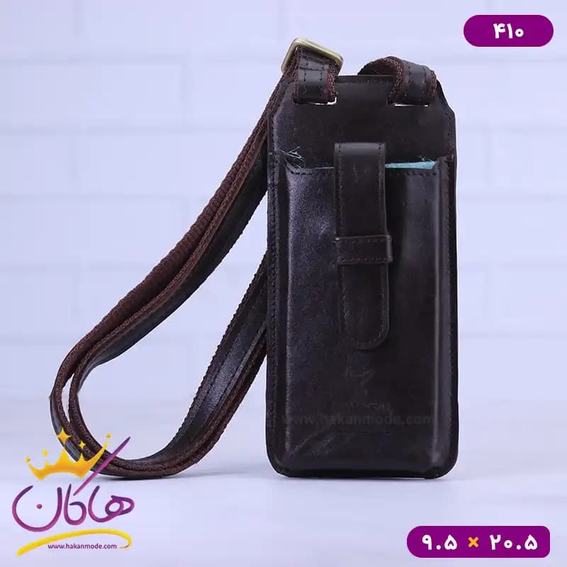 کیف جا موبایل دوشی چرم چرمسال 410 — تصویر ۸