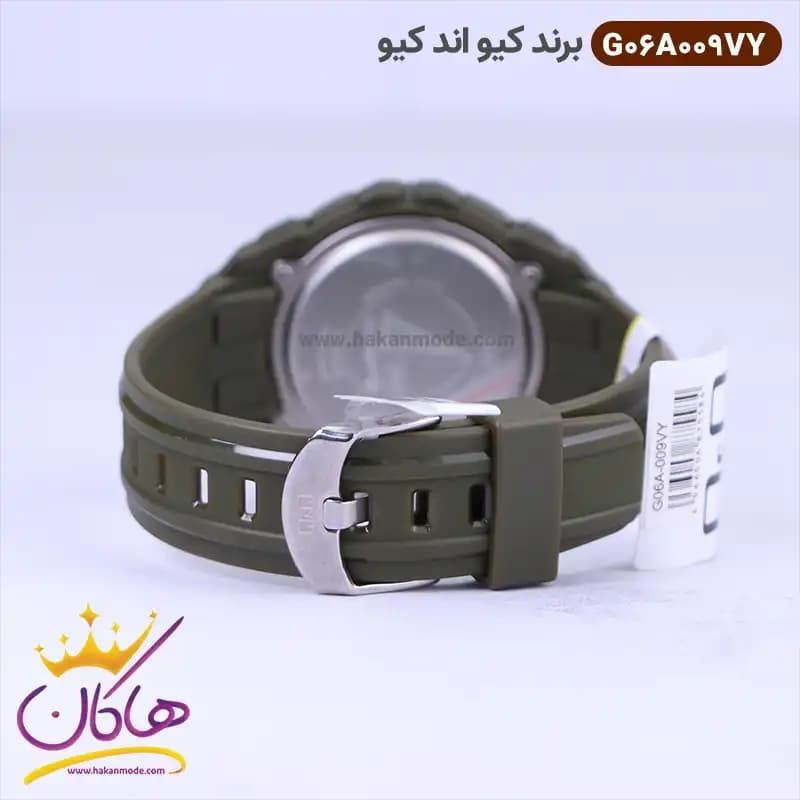ساعت کیو اند کیو مردانه رابر سبز دیجیتالی G06A009VY — تصویر ۲