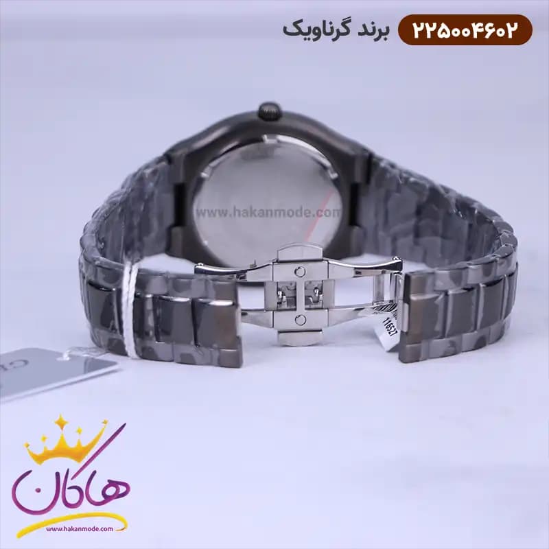 ساعت گرناویک ست فلزی مشکی 225004602-225004601 — تصویر ۳