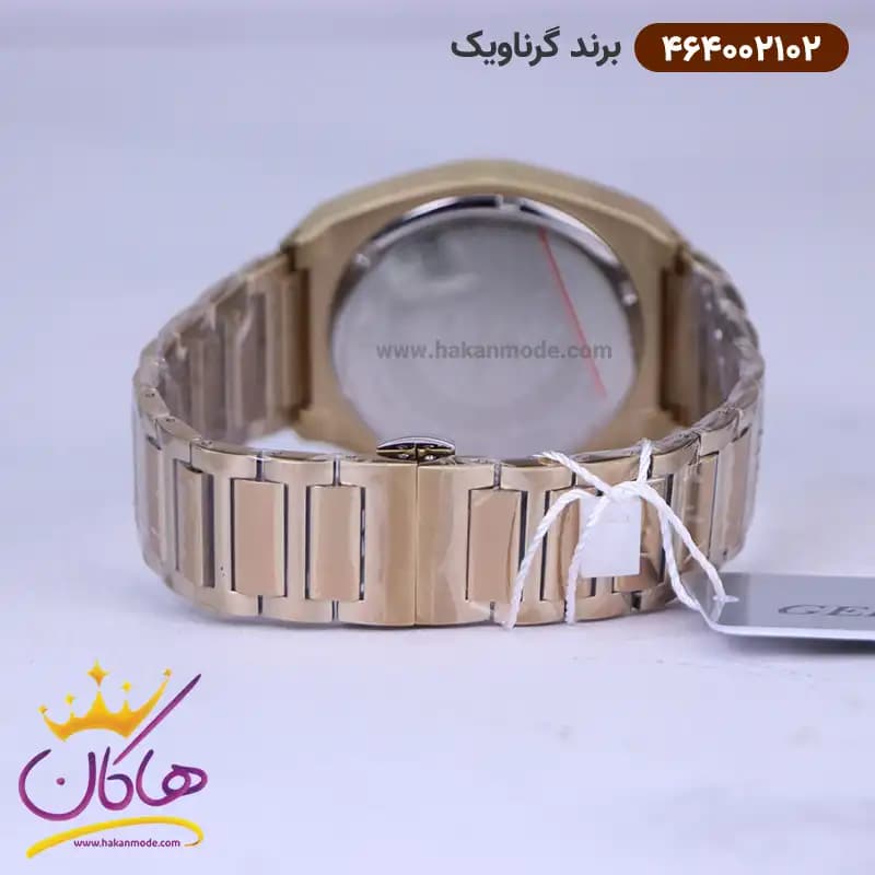ساعت گرناویک ست فلزی طلایی کرنوگراف 464002102-464002101 — تصویر ۶