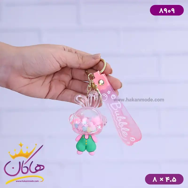 جاکلیدی آکواریومی طرح خرگوش 8909 — تصویر ۳