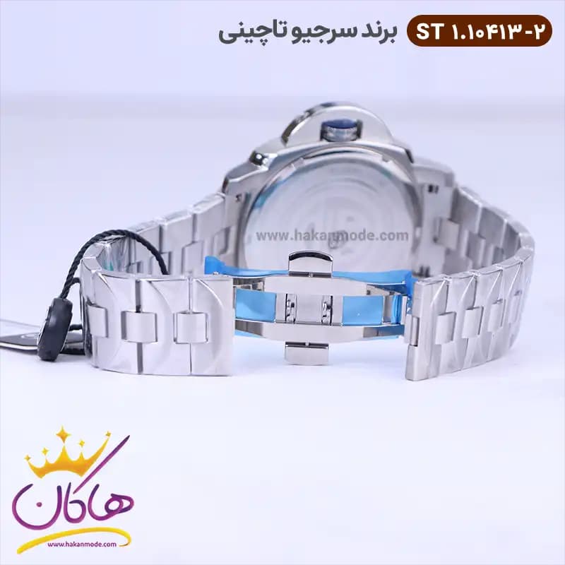 ساعت سرجیو تاچینی مردانه فلزی صفحه آبی st 1.10413/2 — تصویر ۲