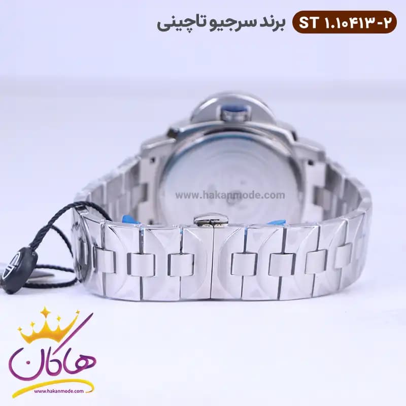 ساعت سرجیو تاچینی مردانه فلزی صفحه آبی st 1.10413/2 — تصویر ۳