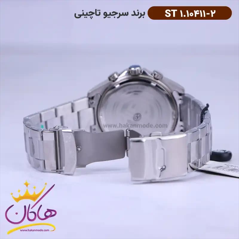 ساعت سرجیو تاچینی مردانه فلزی صفحه آبی کرنوگراف ST 1.10411/2 — تصویر ۲