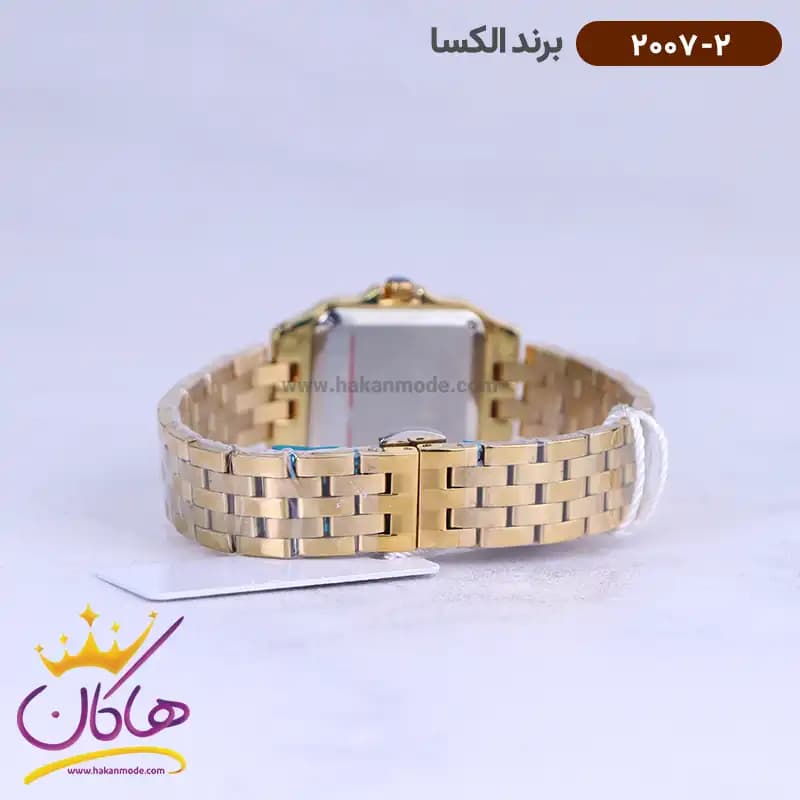 ساعت الکسا زنانه فلزی صفحه سبز 2007/2 — تصویر ۳