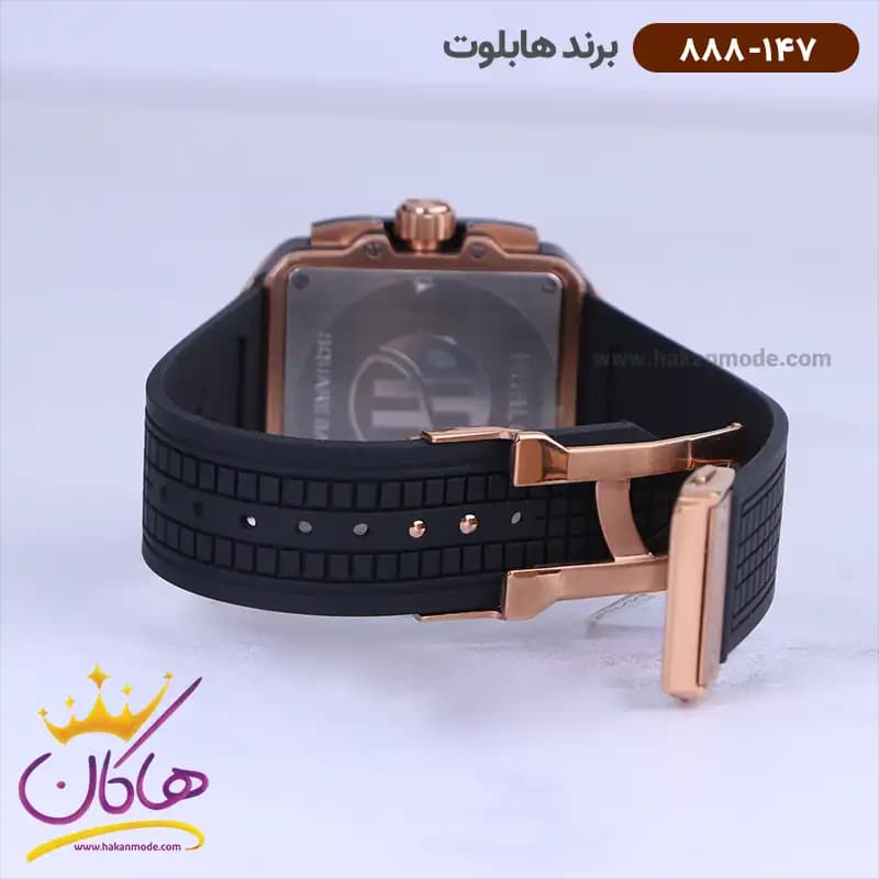 ساعت هابلوت مردانه بند رابر اسکلتون کرنوگراف 888/147 — تصویر ۲