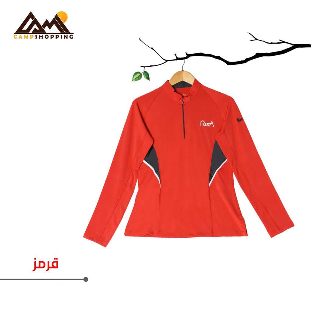 تیشرت نیم زیپ زنانه ریسا کد 3238 — تصویر ۷