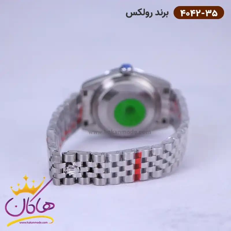 ساعت رولکس زنانه فلزی دیت جاست نقره ای 4042/35 — تصویر ۳