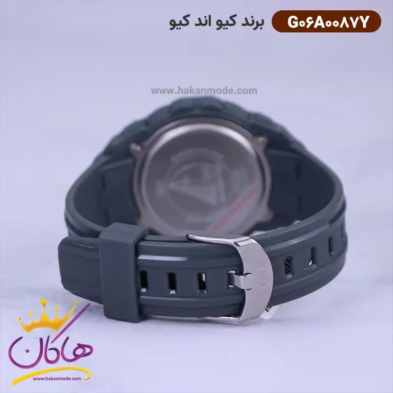 ساعت کیو اند کیو مردانه رابر طوسی دیجیتالی G06A008VY — تصویر ۲