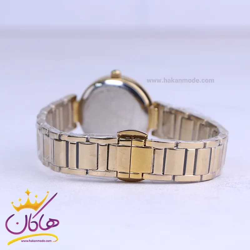 ساعت مچی سولیدا زنانه فلزی طلایی صفحه سفید 4136/1 — تصویر ۳