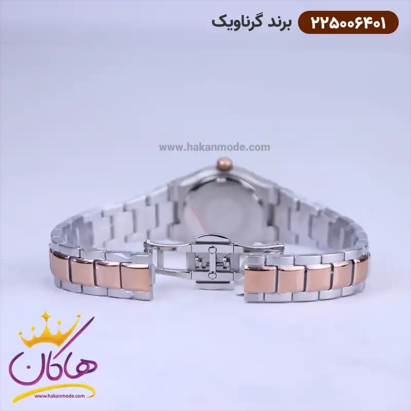 ساعت گرناویک ست فلزی صفحه مشکی 225006402-225006401 — تصویر ۶