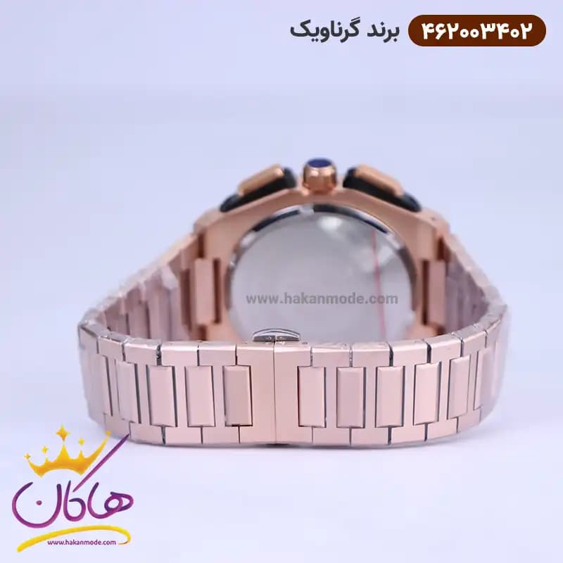 ساعت گرناویک مردانه فلزی رزگلد کرنوگراف 462003402 — تصویر ۳