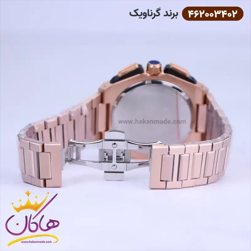 ساعت گرناویک مردانه فلزی رزگلد کرنوگراف 462003402 — تصویر ۲