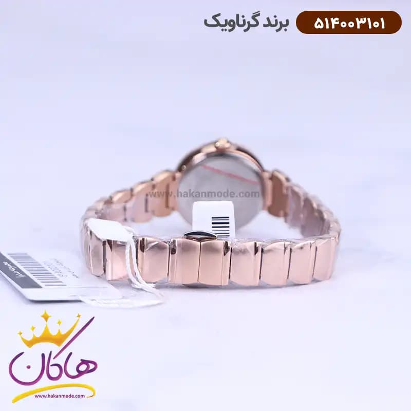 ساعت گرناویک زنانه فلزی تمام رزگلد 514003101 — تصویر ۳