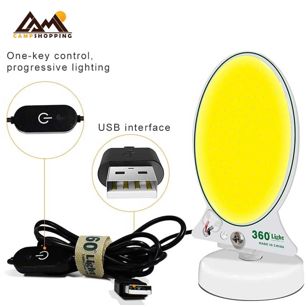 فیش لایت 360 درجه پایه مگنتی 21 وات USB — تصویر ۴