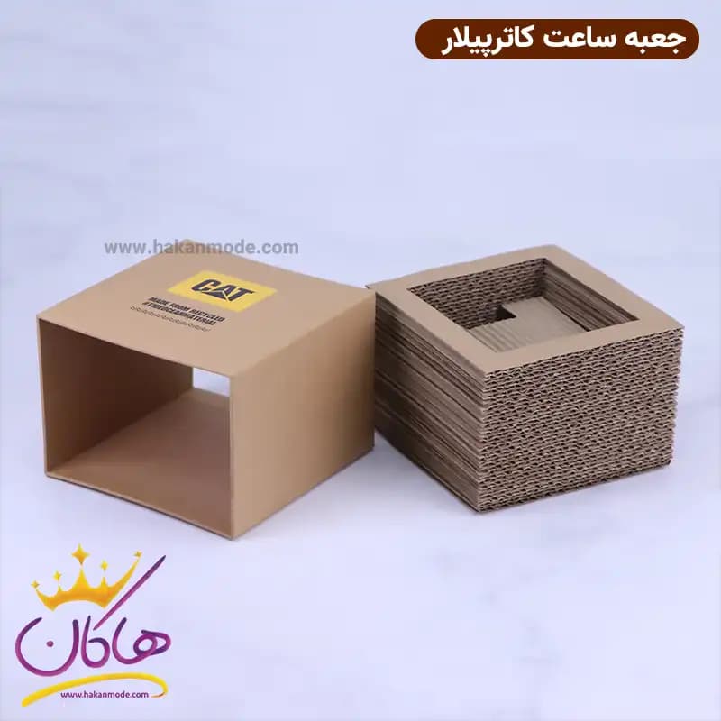 ساعت کاترپیلار مردانه بند رابر زرد دو زمانه MA.155.27.137 — تصویر ۵