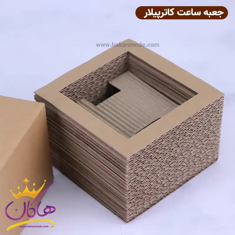ساعت کاترپیلار مردانه بند رابر زرد دو زمانه MA.155.27.137 — تصویر ۶