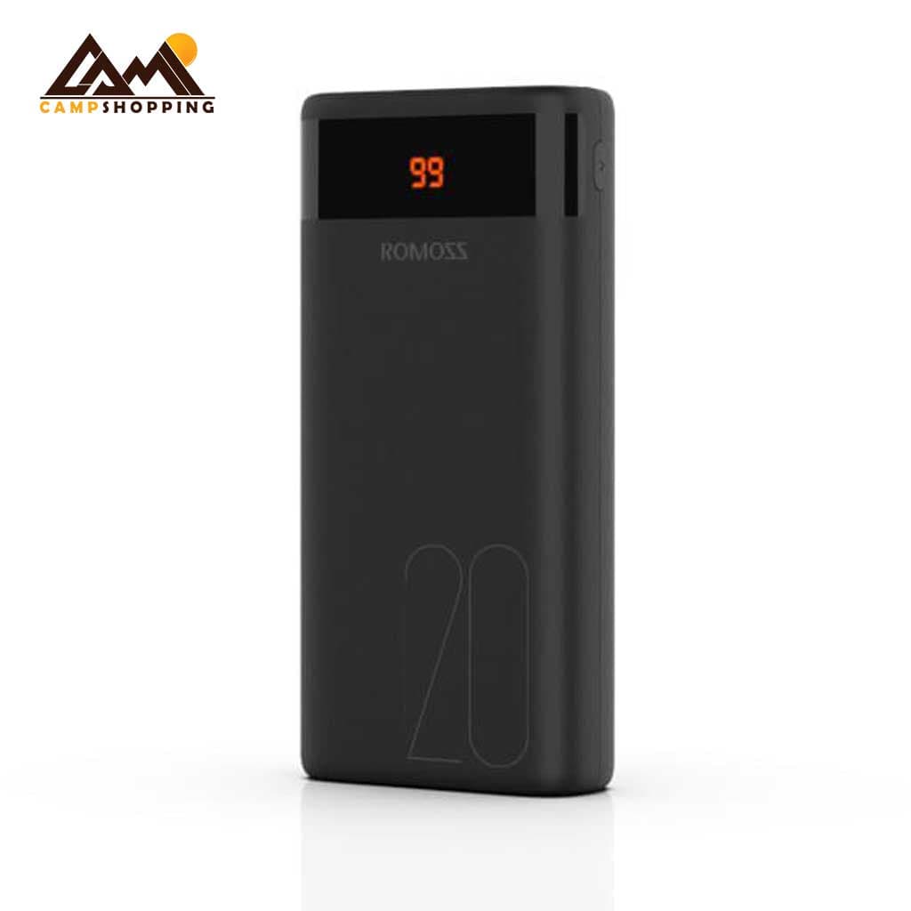 پاور بانک روموس مدل Ares 20 – ظرفیت 20000 میلی آمپر ساعت