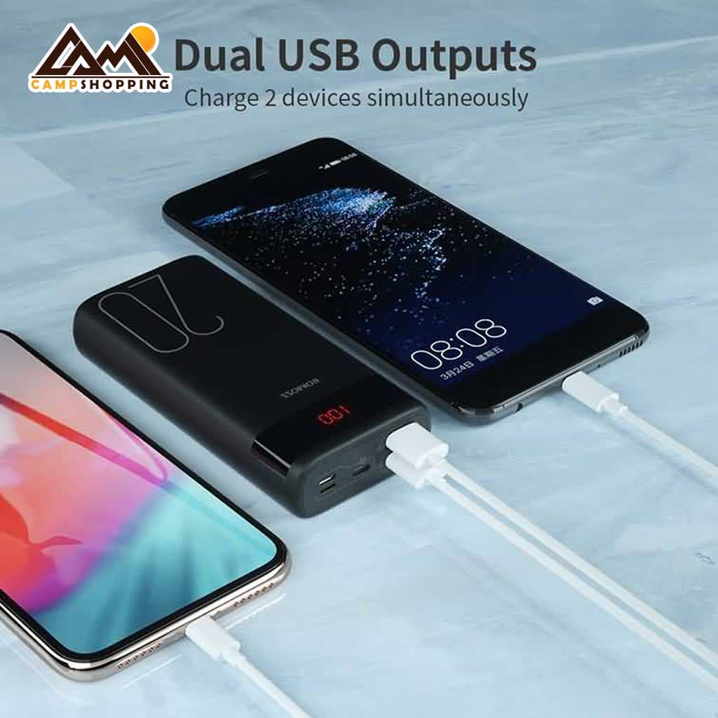 پاور بانک روموس مدل Ares 20 – ظرفیت 20000 میلی آمپر ساعت — تصویر ۵