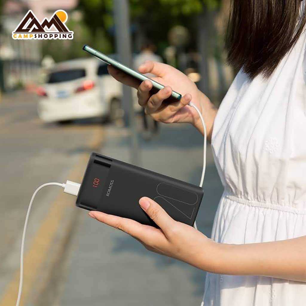 پاور بانک روموس مدل Ares 20 – ظرفیت 20000 میلی آمپر ساعت — تصویر ۶